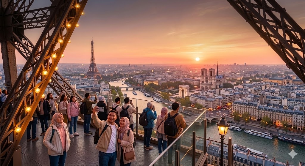 tiket menara eiffel murah