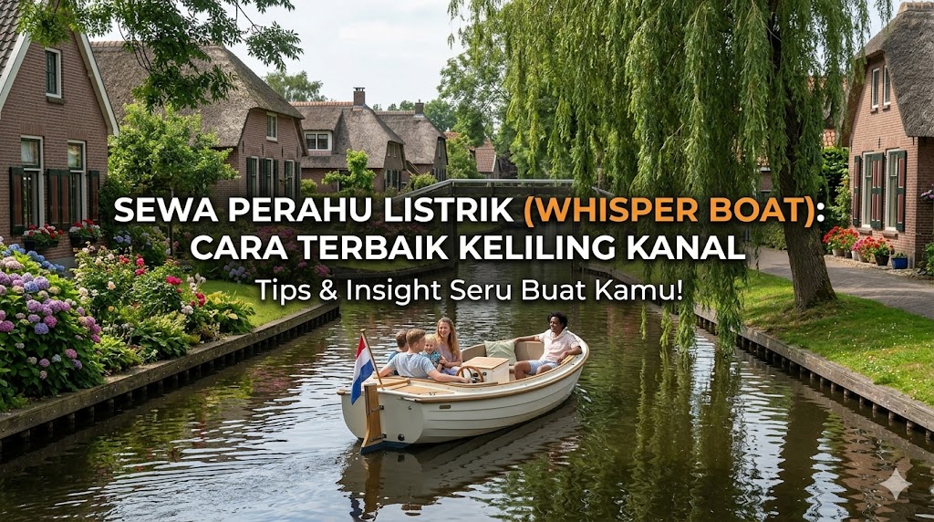 Sewa Perahu Listrik (Whisper Boat): Cara Terbaik Keliling Kanal