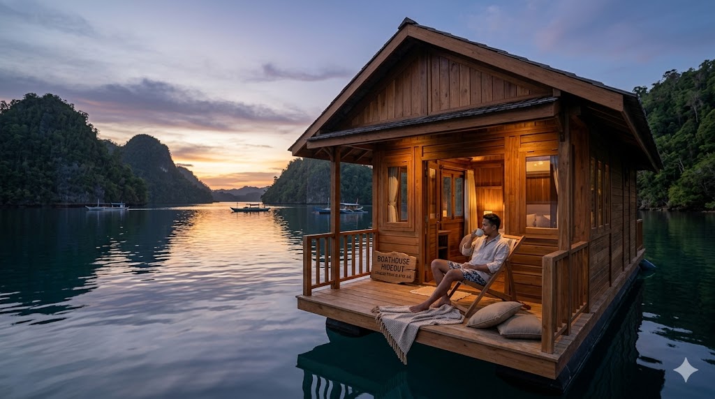 Menginap di Boathouse: Sensasi Tidur di Atas Air