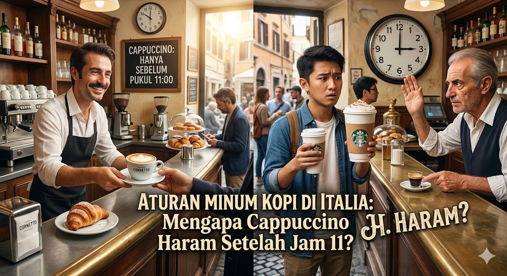 Aturan Minum Kopi di Italia: Mengapa Cappuccino Haram Setelah Jam 11?